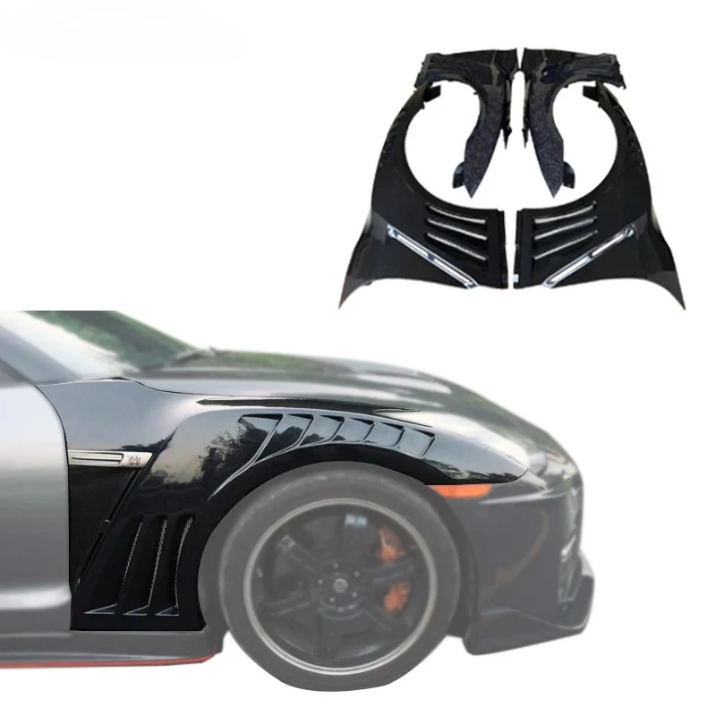 

True Carbon Fiber Fenders for Nissan GTR-R35 Retrofit Upgrades, High-quality Carbon Fiber Fender Body Kits