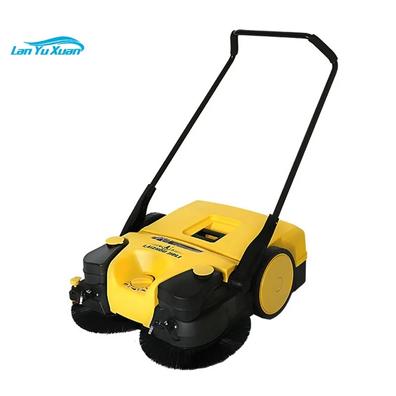 

JL780E 780mm sweeping sidth walk behind rechargeable battery electricity power dust water spraying street city cleaning sweeper