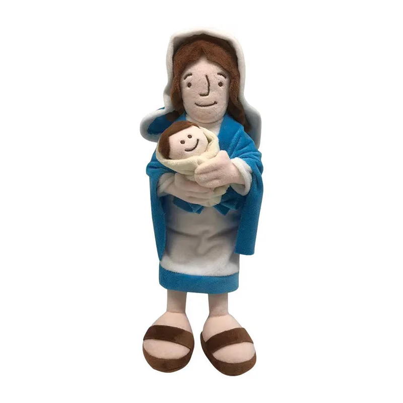 Figura araba gesù peluche animale Maria bambola bibbia croce decorazione stanza peluche bambola Ame puntelli giocattoli per bambini regalo