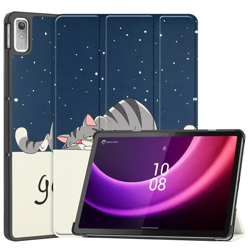 

Чехол для Lenovo Tab P11 2-го поколения tb350fu tb350xu 11,5 дюймов, окрашенный магнитный смарт-чехол для сна для Xiaoxin Pad Plus 2023 11,5 детей