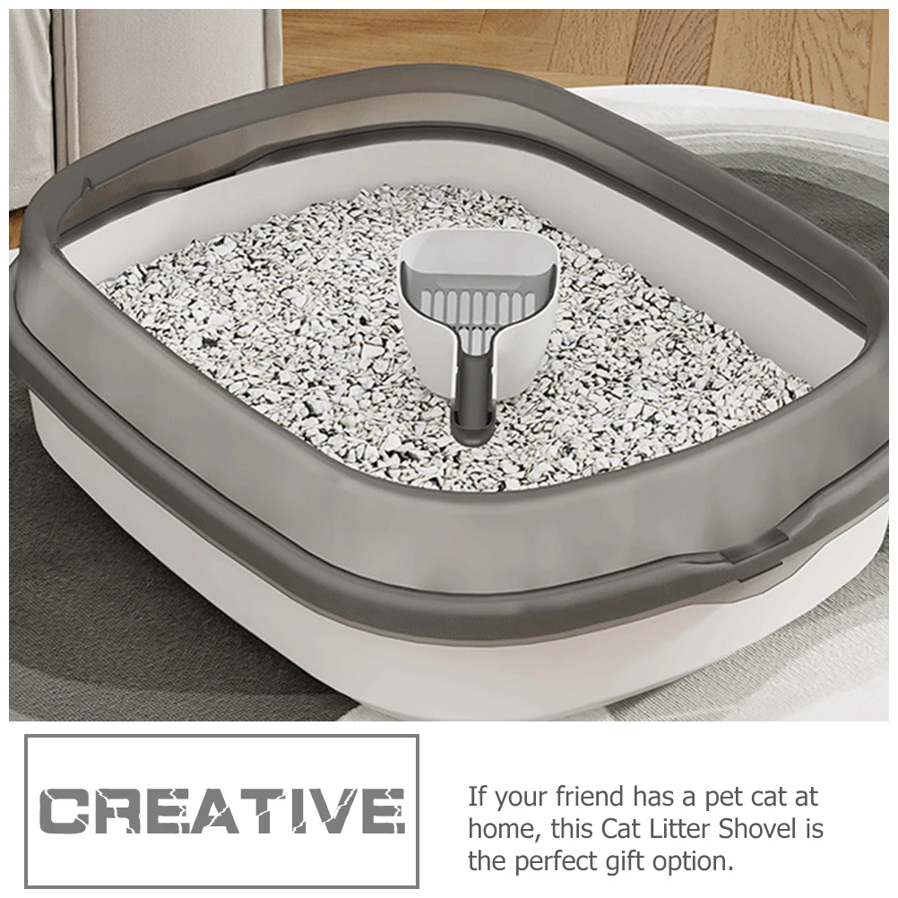 Cat Litter Scoop Scooper Pet Shovel Multifunction Accessories Holder Plastic Reusable