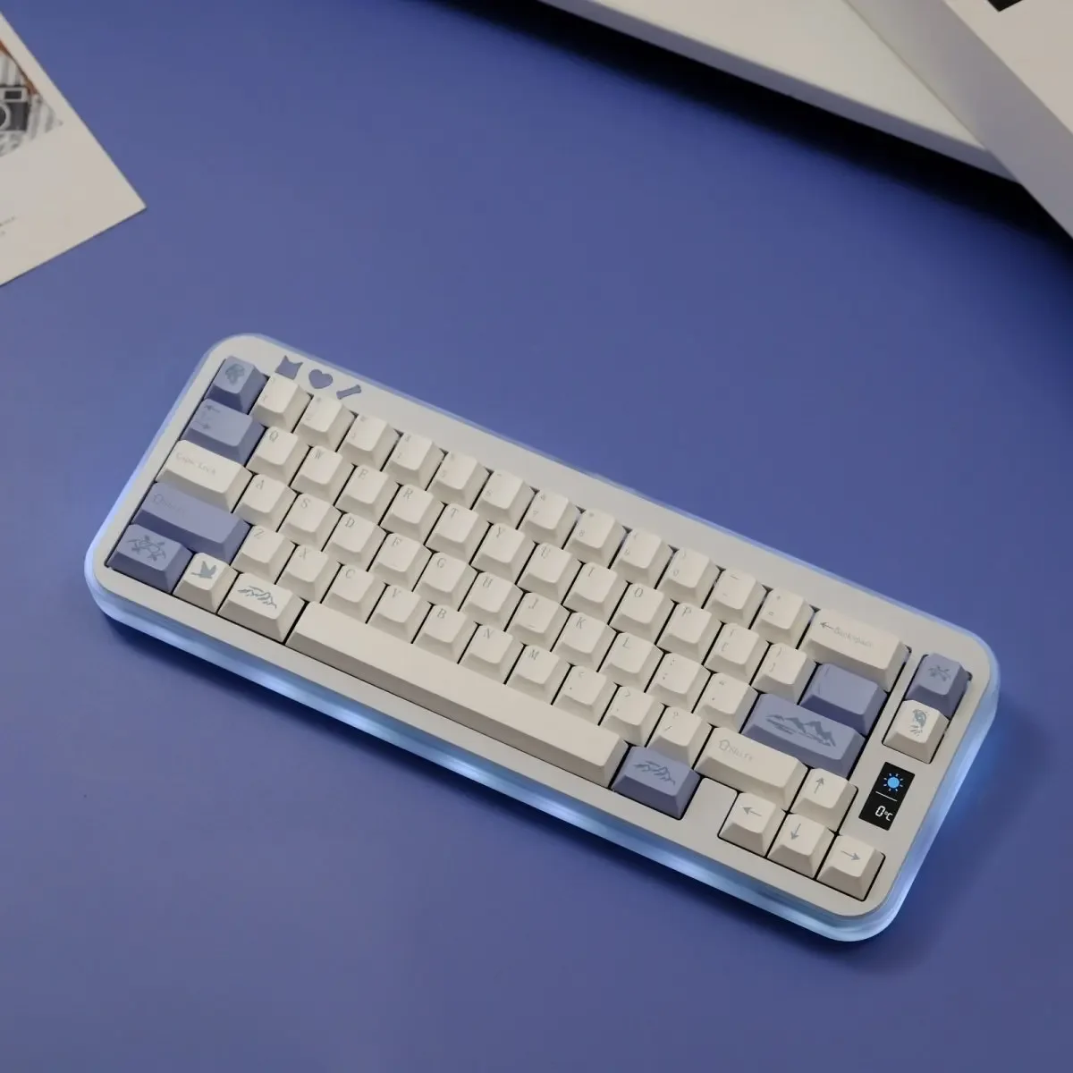 

Silent Wilderness Sublimation Keycaps Original Height Bag Full Set