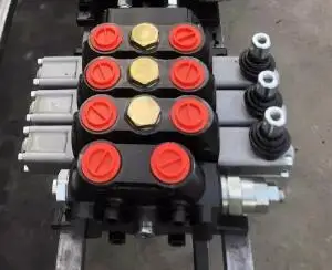 DCV60 100 140 series segmented multi way directional valve manual control electro-hydraulic directional valve
