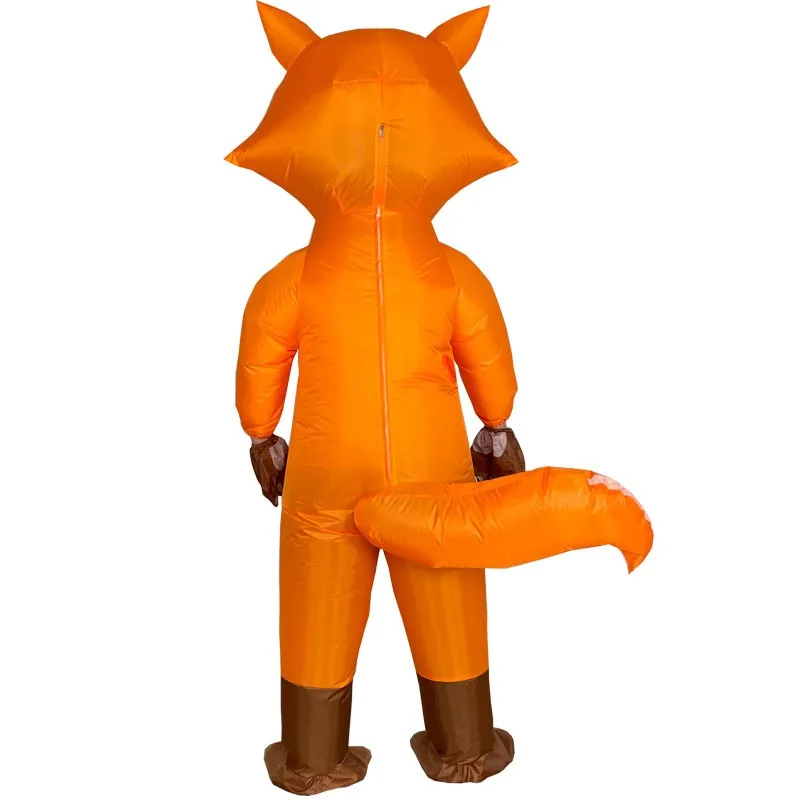 Fox Inflatable Costume Cartoon Character Mascot Outfit for Parties Animal Performance Cross-Border Amazon Comedy Prop