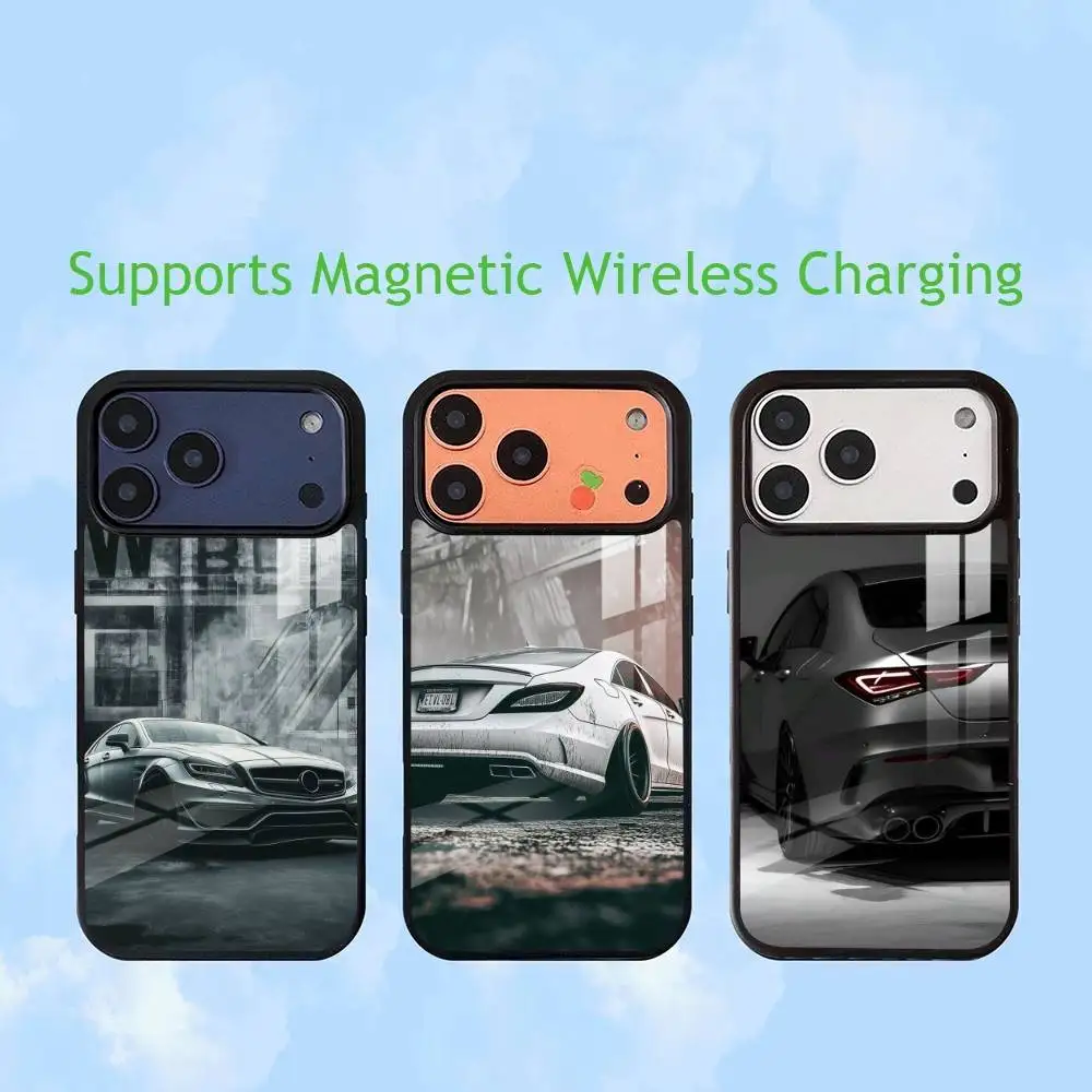 Cls 63 Car  Phone Case For iPhone17,16,15,14,13,12,11 Plus,Pro Compatible with magnetic wireless charging