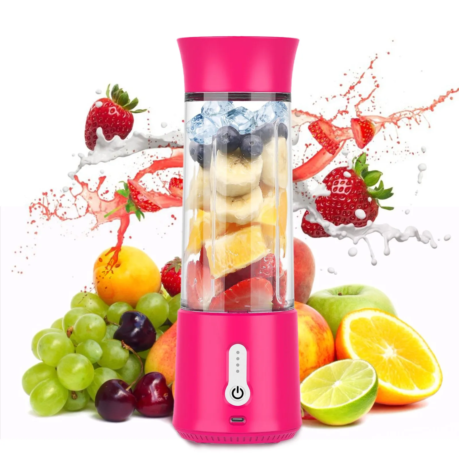 

Mixer Fruit Rechargeable Blenders And Smoothies For Shakes USB Personal Juice Small Juicer Glass France Fresh Fruit Slice Juicer