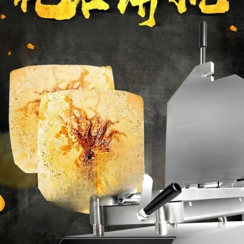 Máquina de prensagem de panquecas, máquina de bolo fóssil de frutos do mar, aquecimento elétrico de dupla face, economia de energia comercial