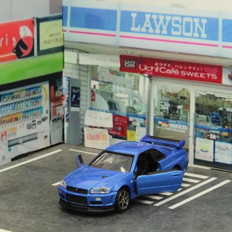 Takara Tomy Tomica Premium 11 Nissan Skyline GT-R V-SPECII Nur 1:62 Cars Alloy Motor Vehicle Diecast Metal Model Toys for Boys