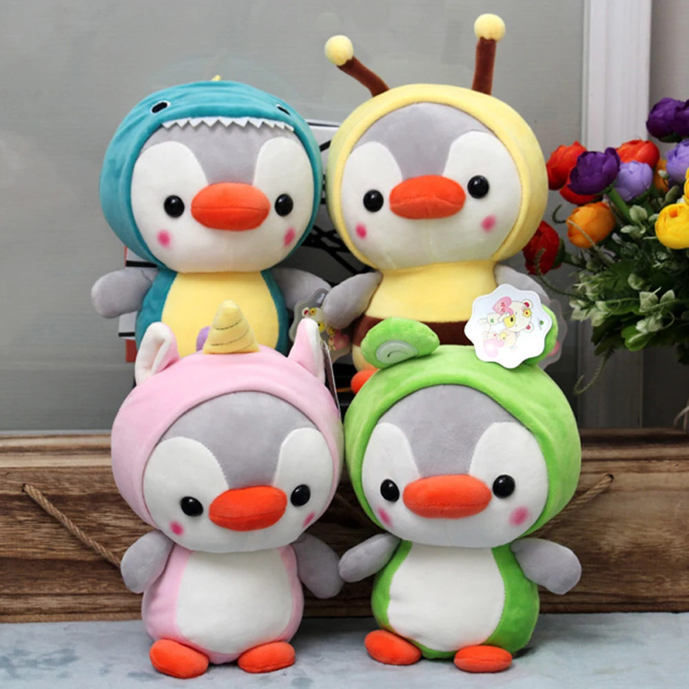 Pinguim cosplay dinossauro pequeno animal boneca chaveiro pinguim cosplay sapo pinguim cosplay abelha brinquedo de pelúcia pinguim brinquedo de pelúcia