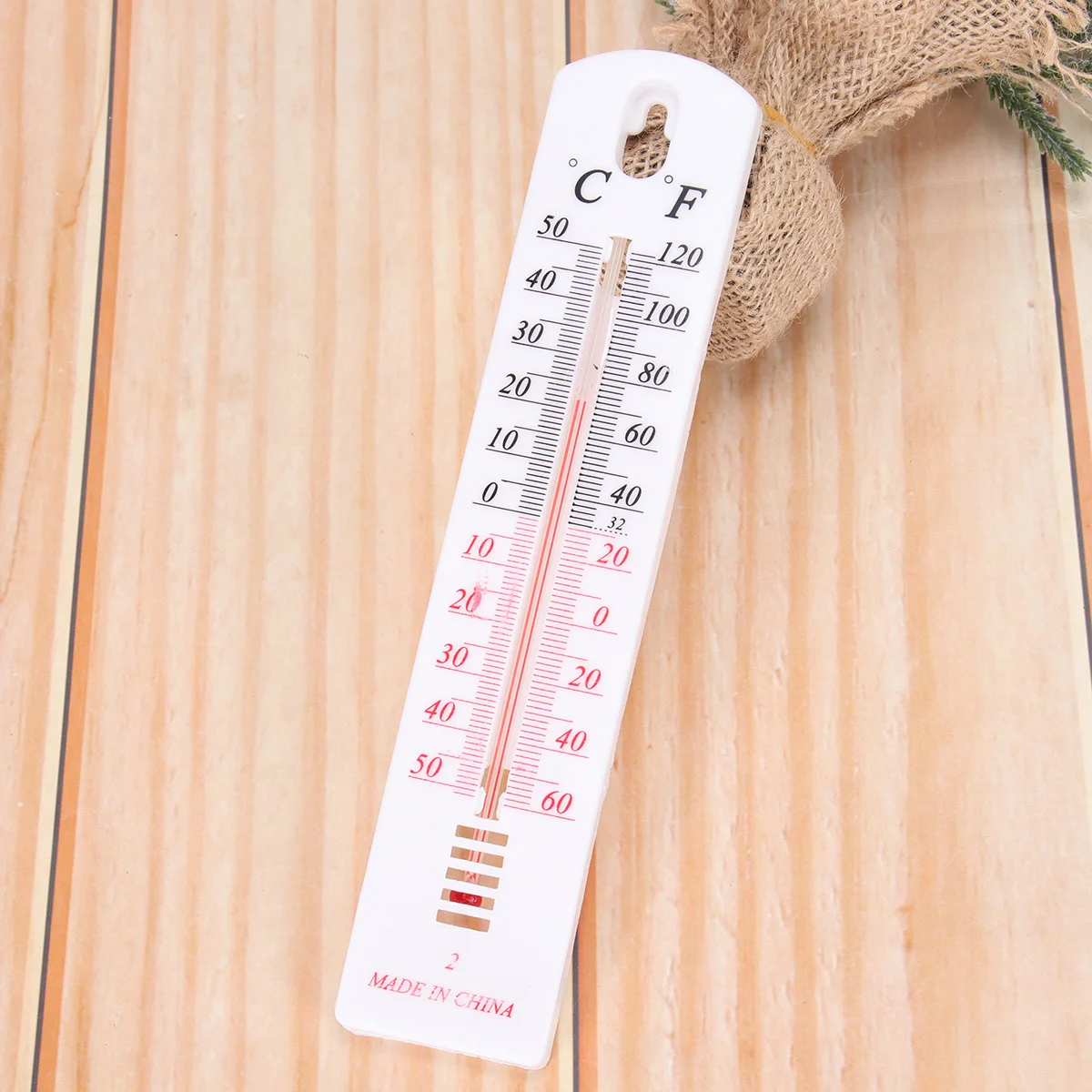 

10Pcs Indoor Thermometer Temperature Display Simple Design Safe Material Accurate Home Decor 5 Thermometer