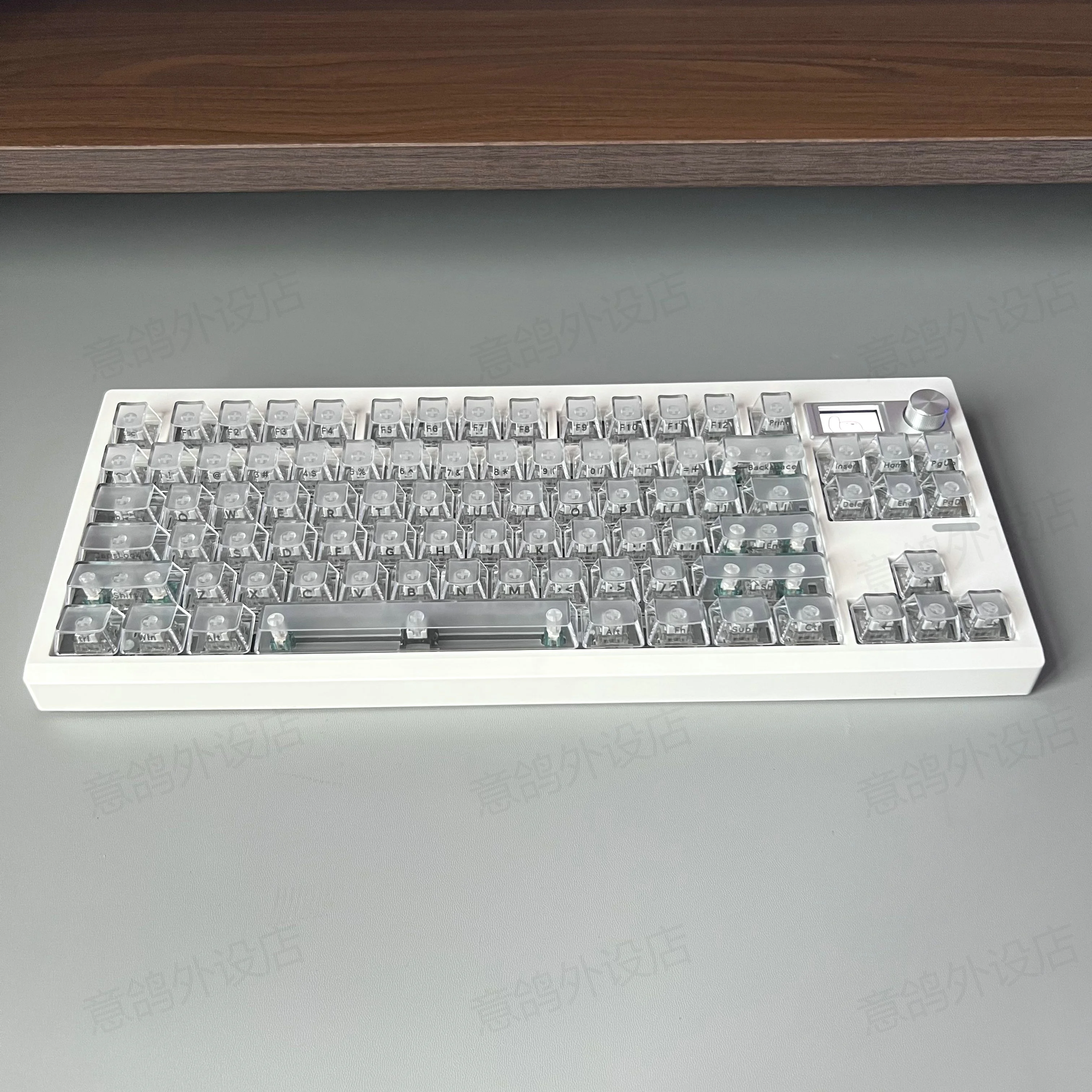 OEM de tapa de tecla grabada lateral transparente de PC