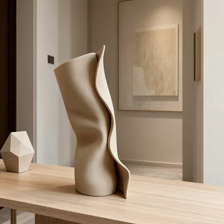 Art special-shaped vase hotel model room living room niche high-end decoration