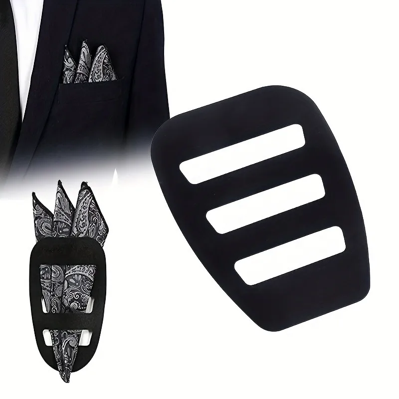 Lenço Keeper Organizador para homens, Pocket Squares Holder, Lenços, Terno de cavalheiros vestindo acessório, moda