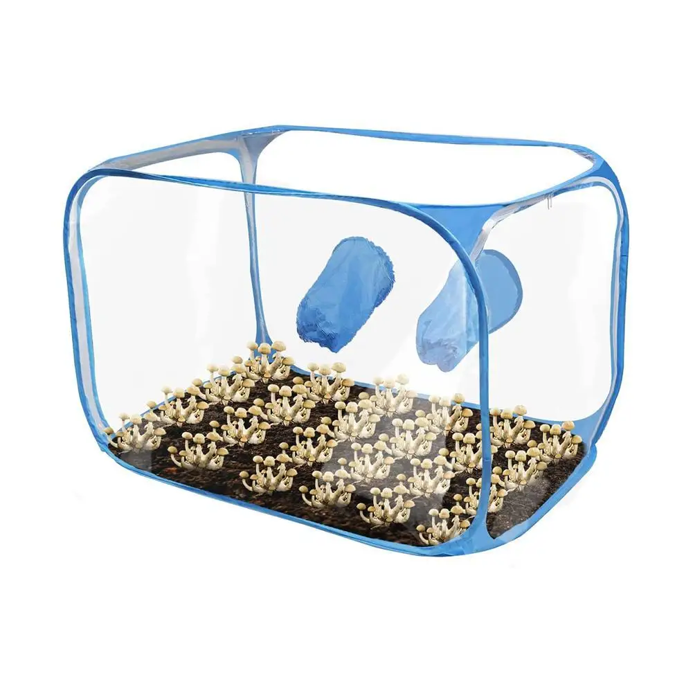 Air Box Portable Foldable Mushroom Growing Stationary Stable Ventilation Cultivation Transparent Large Kit Tent Capacity