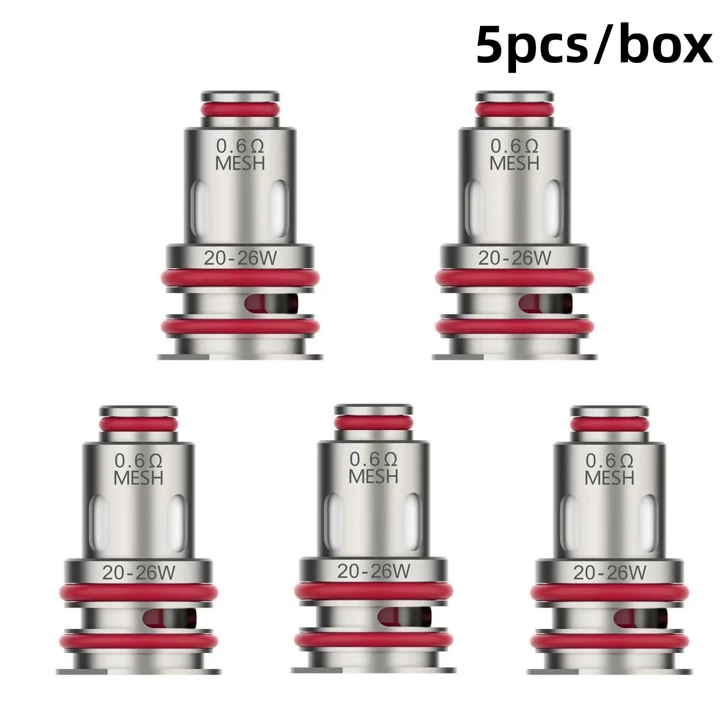 Arcia 5pcs GTX Coil 0.4/0.6/0.8/1.2ohm Mesh Coil for Target PM80 TARGET PM40 GTX ONE NANO Tank