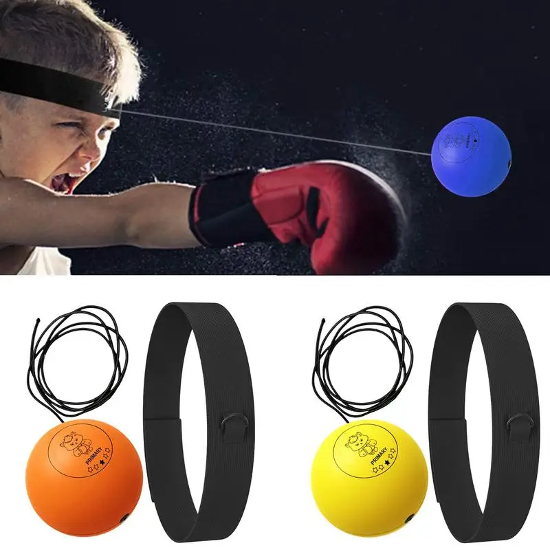 Box-Trainingsball Ultimativer Reflexball mit verstellbarem Kopfband Boxball MMA-Ausrüstung Ideal für Reflexgenauigkeit