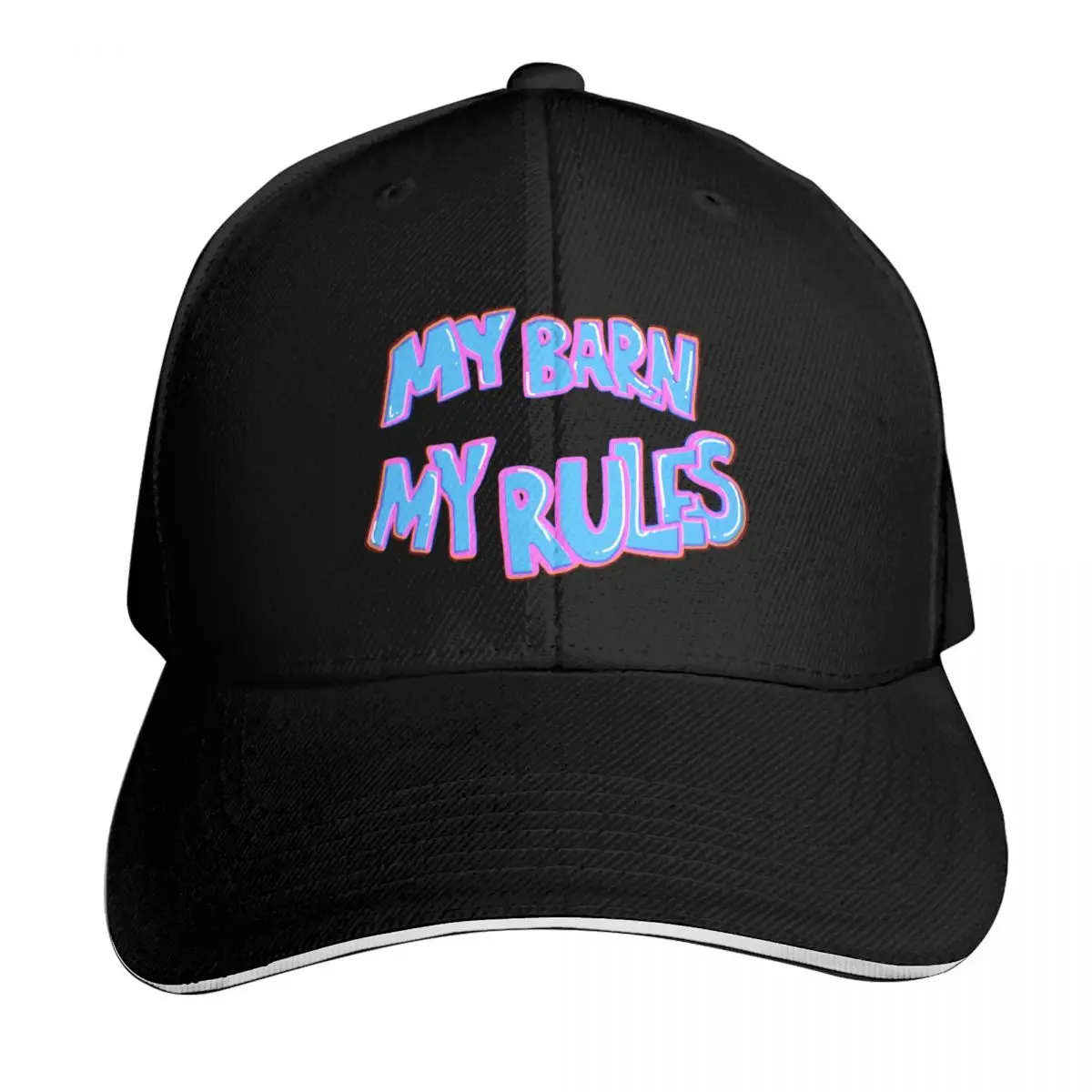 

my barn my rules horsegiirl Baseball Cap Hat Beach tactical cap Anime Hat hard hat Designer Man Women's