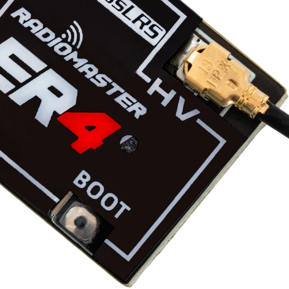 Receptor Radiomaster ER4, 2,4 Ghz, 4 canales, 10mw, ExpressLRS, PWM