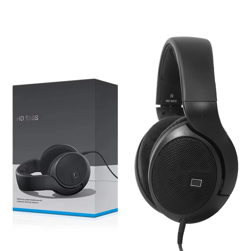 HD 560S Open Back Neutral Response Studio Monitor Headphones for Professional Recording Mixing Mastering