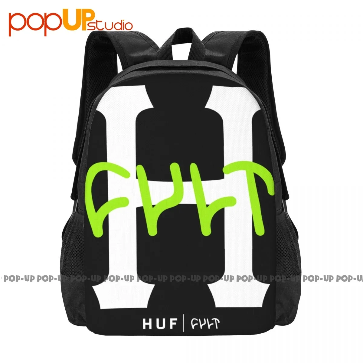 Kult x Huf BMX Rucksack große Kapazität Vintage Kunstdruck Einkaufstasche große Kapazität