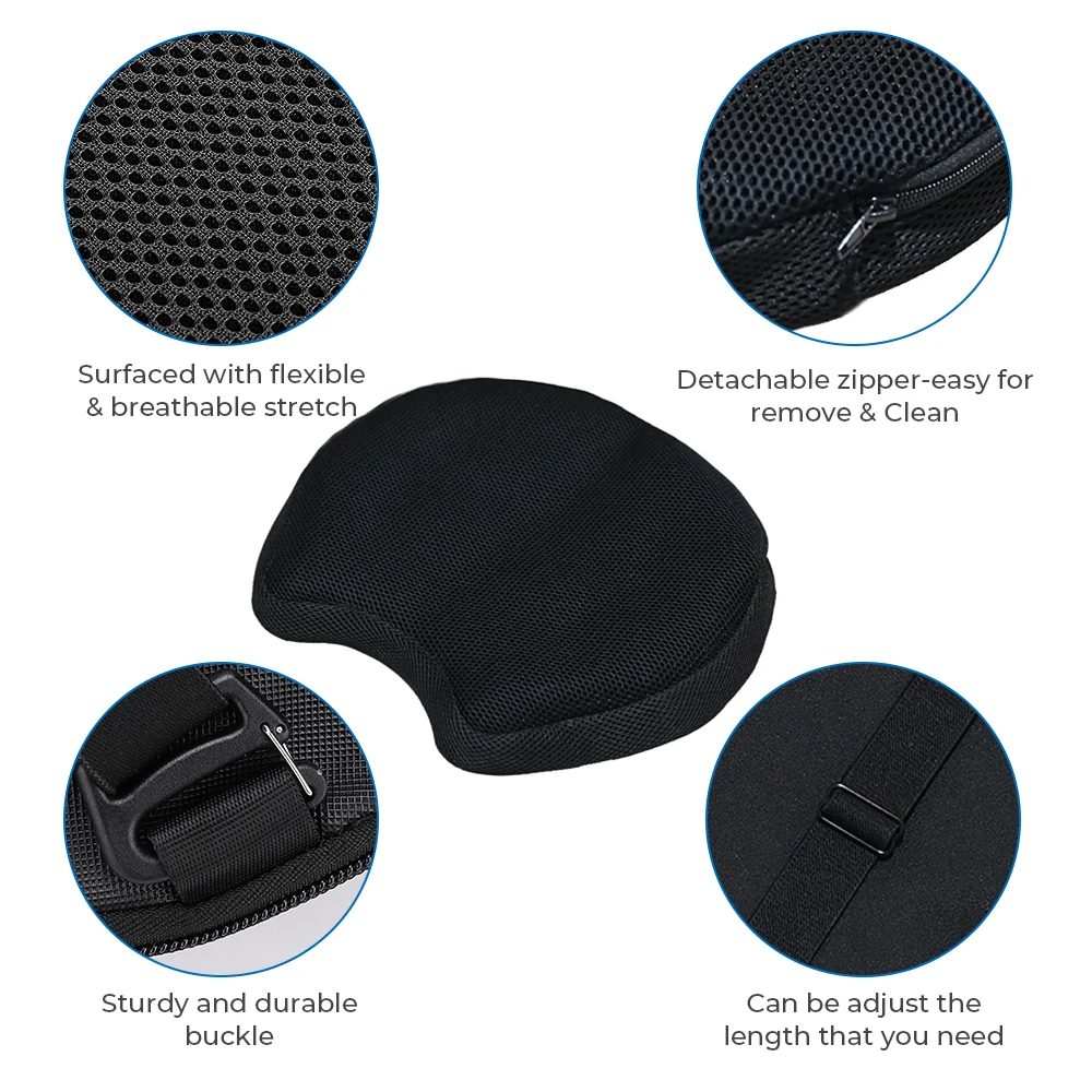 Universal Air Pad Seat Capa de Almofada para Motocicleta, Adventure Cruiser, R1200GS, R1250GS, R1300GS, CBR600, Z800, Z900, ATV