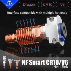 Mellow NF Smart V2.0 CR10 V6 Hotend Heat Sinks For Ender 3 Prusa MK3 DDG Extruder 1.75MM Direct & Bowden 3D Printer Parts