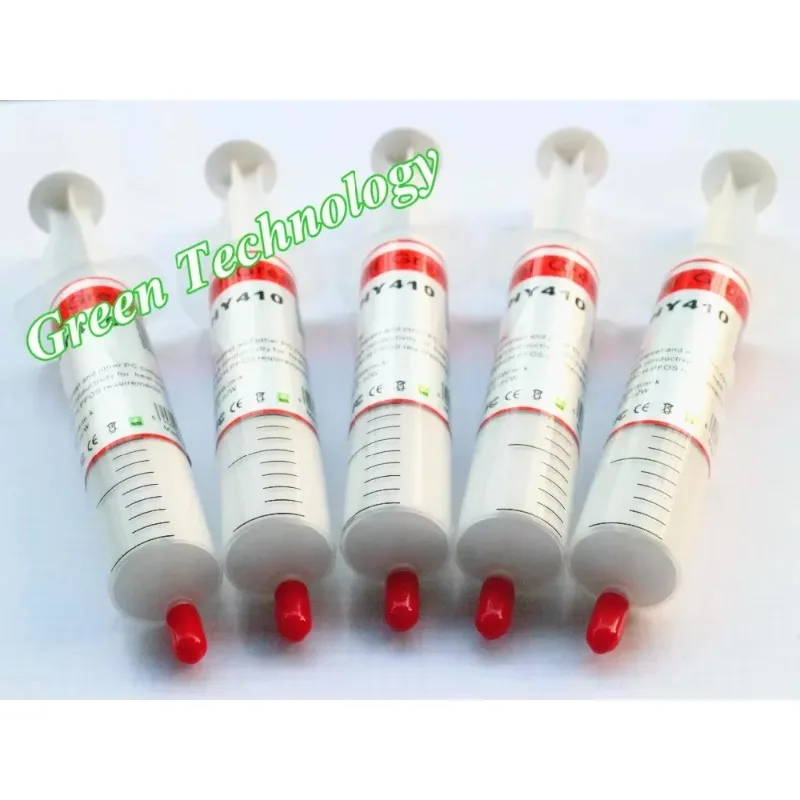 pa Free Shipping 30g White Thermal Grease Heatsink Compound Paste For CPU GPU VGA 5PCS Best cooling effect