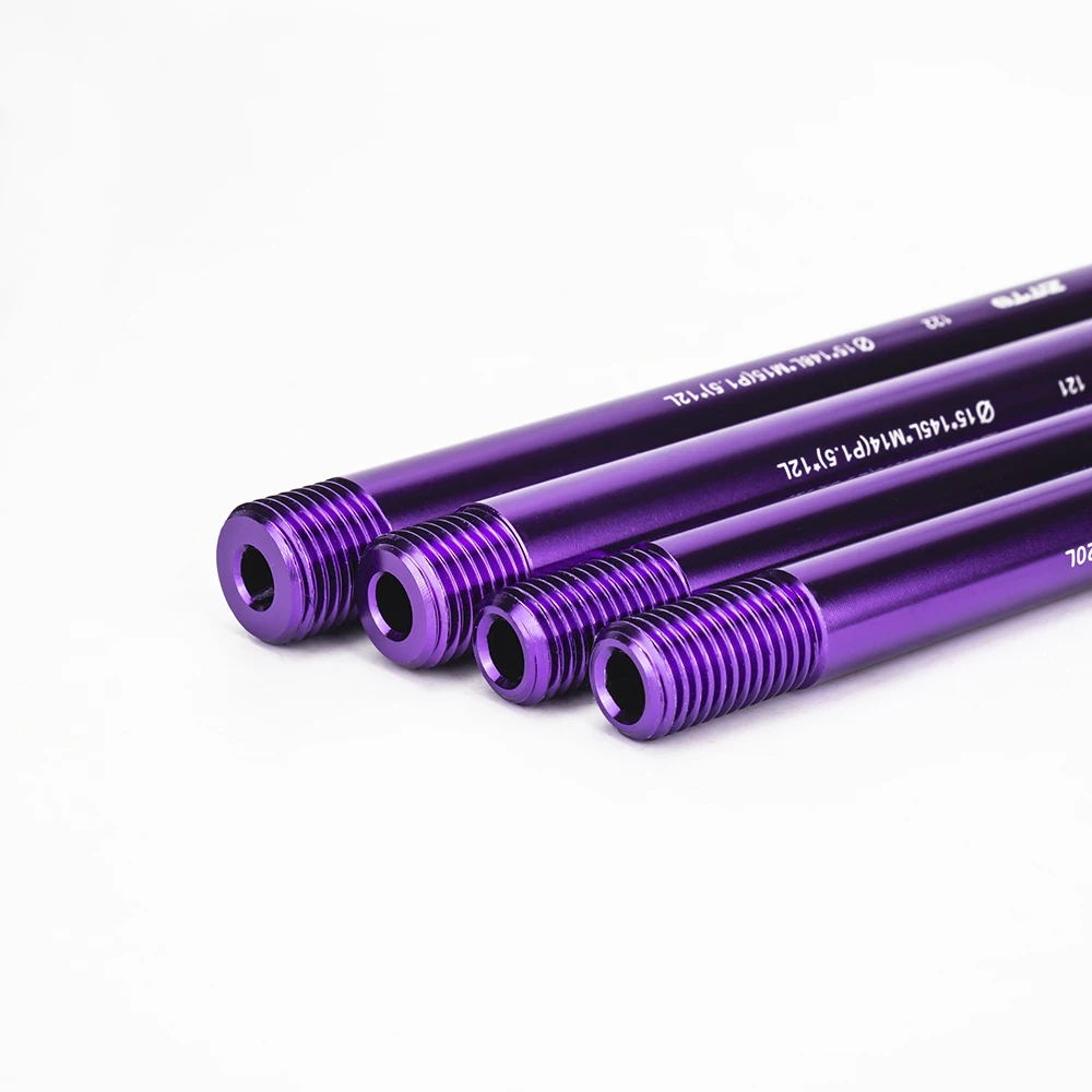 ZTTO M12xP1.0/1.5/1.75 MTB Road Bike Thru Axle Front Fork Shaft Skewers Rear Hub 12x100/110/142/148mm Thru Axle Bike Barrel Axle view 4
