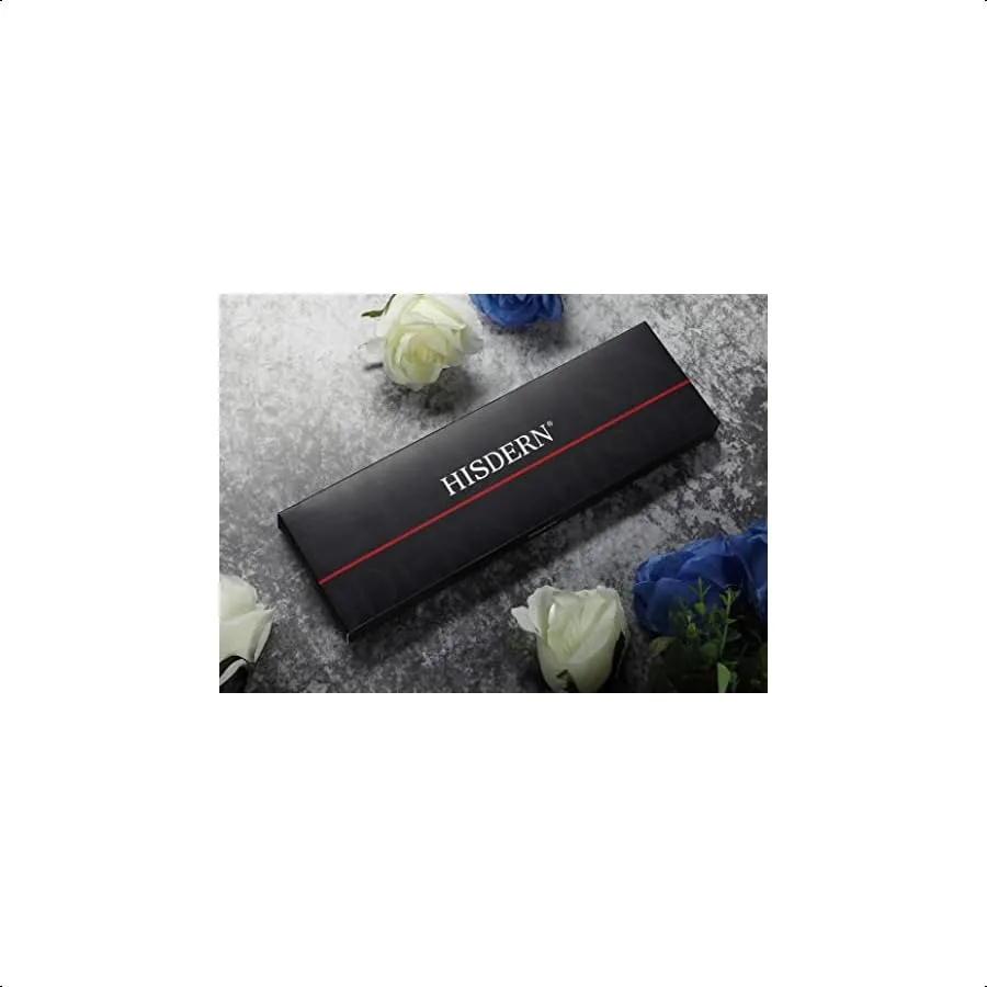 Мужские галстуки HISDERN с узором пейсли, однотонный носовой платок, мужской галстук с цветочным принтом и нагрудный квадратный комплект, свадебные классические мужские галстуки