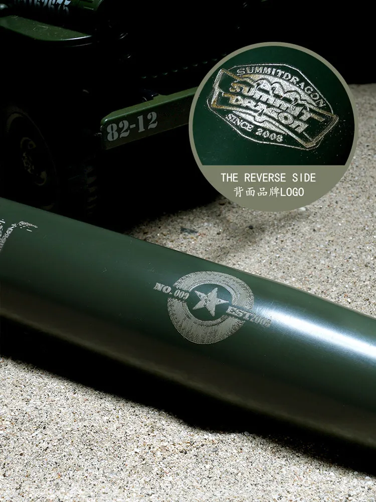 Military Style Heavy Alloy Steel Baseball Bat Household Car Defense Baseball Bat Thickened and Heavy