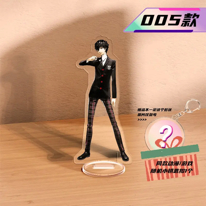 Anime Figure Makoto Niijima Amamiya Ren Cosplay Cute Acrylic Stand Model Decor Desktop Display Room Ornament Gift Girl