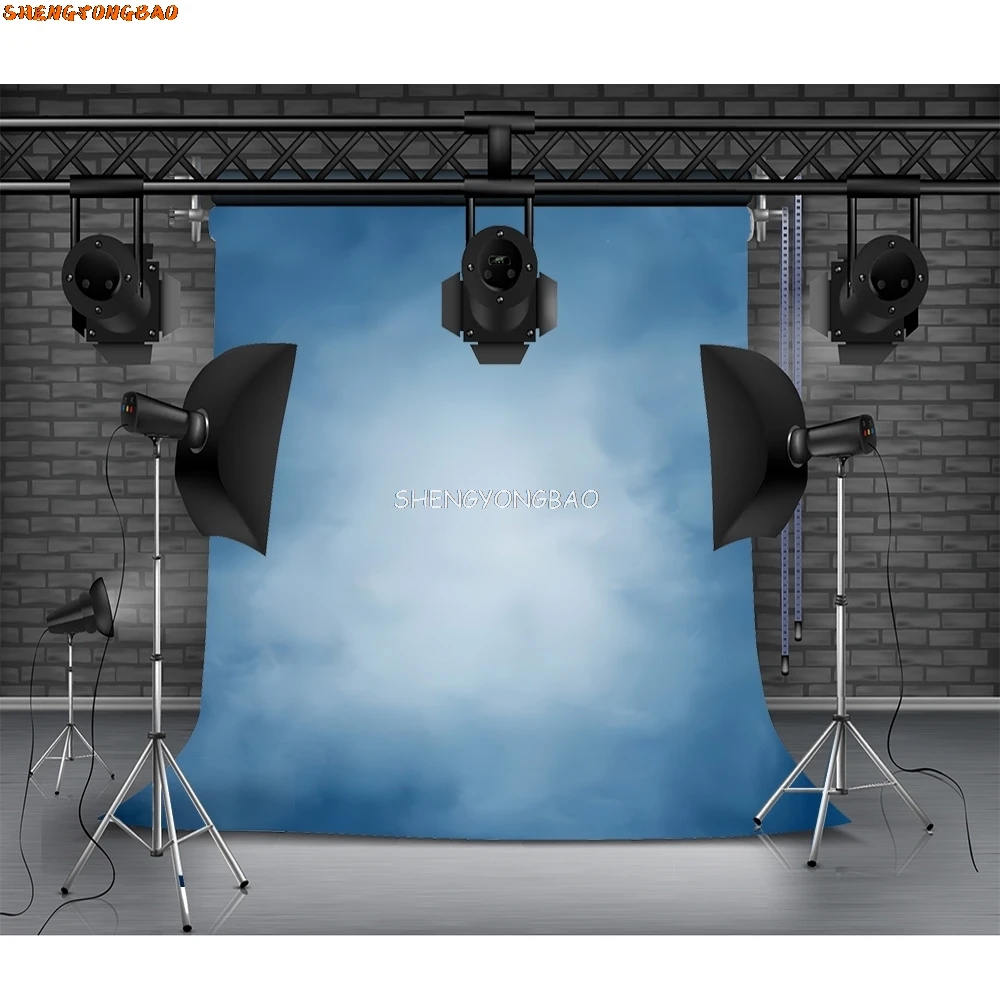 Classic Vintage And Masters Backdrops For Photography Black Grey Grunge Abstract Background Portrait Texture Studio Props QY-03