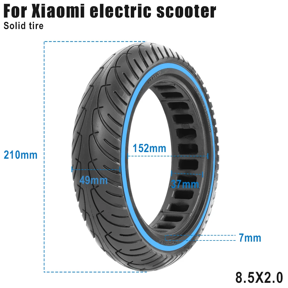 Für Xiaomi M365 Pro 1S Pro 2 Elektroroller 8,5 Zoll Verschiedene Vollgummireifen Offroad-Rad 8,5\" Schlauchreifen Außenreifen Reparaturteil – Detail 25
