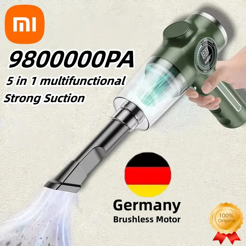 Xiaomi 9800000PA Wireless Automobile Handheld Vacuum Cleaner Wet Dry Dual-Use High Power Electric Appliance Cleaner Car Home