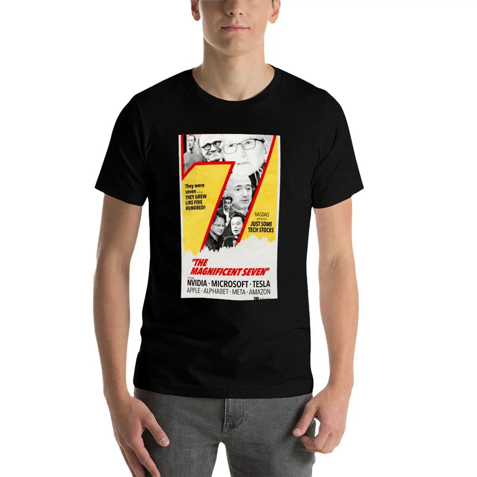 

The Magnificent Seven (Stocks) T-Shirt t shirt man plain t shirt personalised man t shirt luxury T-Shirt