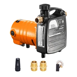 SucceBuy Cast Iron Water Transfer Pump 115V AC 1600GPH 1/2HP Portable for Garden, Rain Barrel, Pond, Hot Tub, Aquarium Draining