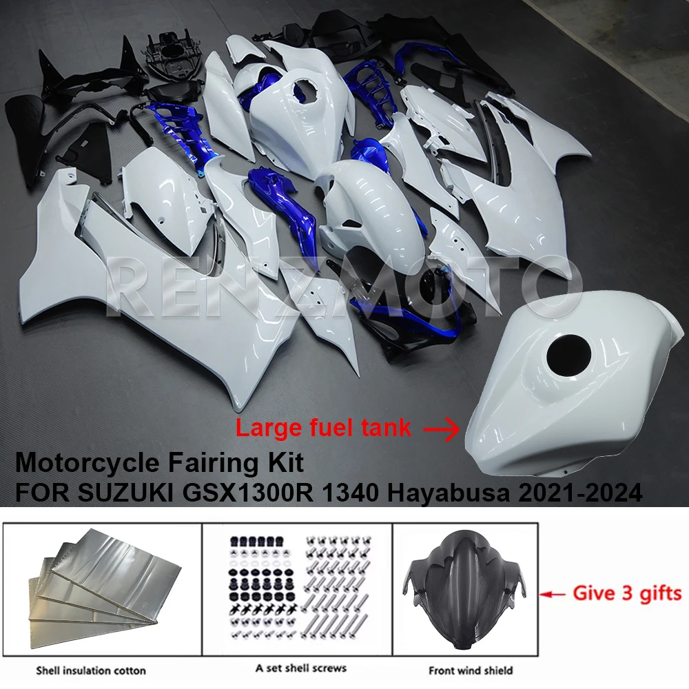 

For SUZUKI GSX1300R 1340 Hayabusa 2021-2024 Motorcycle Shell Fairing Set Body Kit Decoration Plastic Guard Plate S1321-102a