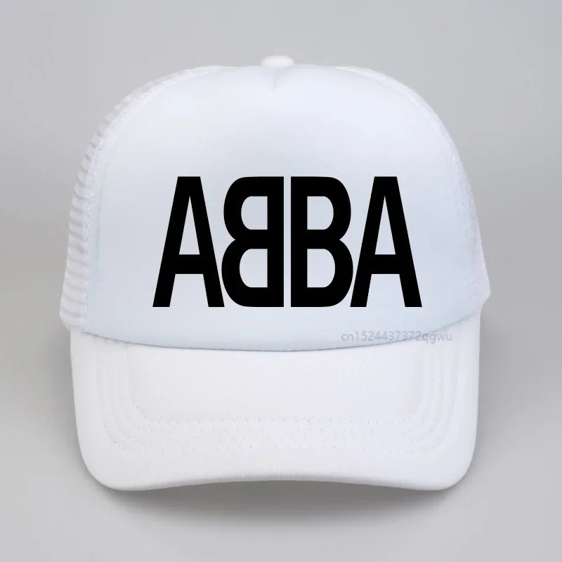 ABBA baseball cap Men Women\'s 90S Inspired ABBA hat rock Band Dad Snapback hat fashion casual mesh trucker hat gorras hombre