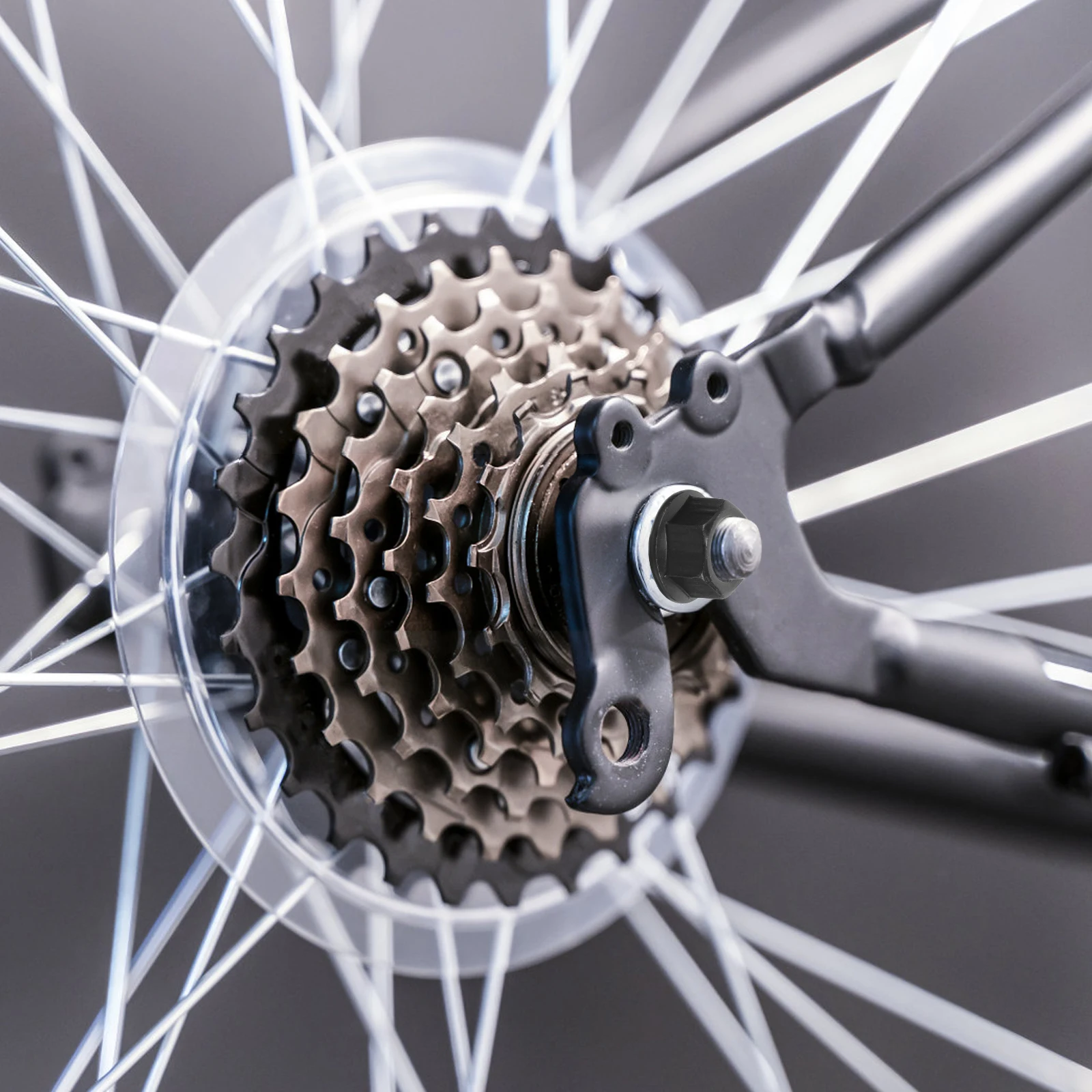 

1 Set Bicycle Wheel Axle Steel Flange Replacement Parts Rustproof Universal Kit For Mountain Road Track Bikes Steel