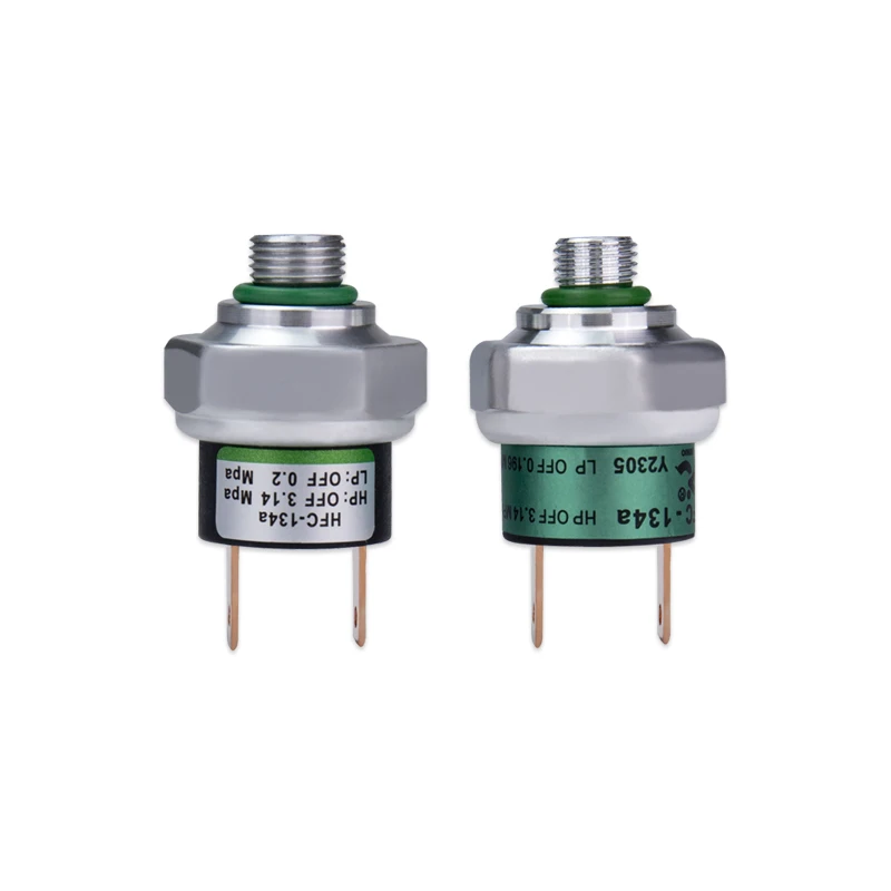 مفتاح ضغط جانبي عالي/منخفض ثنائي R134a لنظام تكييف الهواء A/C (9 أو 11 مم) قطع غيار السيارات ملحقات A/C