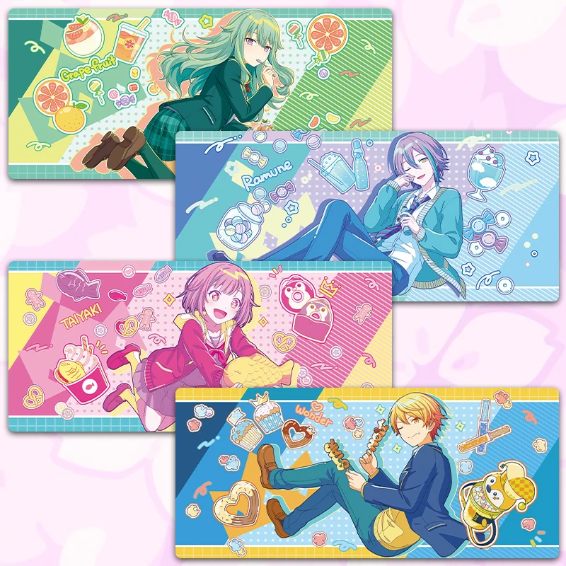 

Project Sekai Birthday Full Character anime Mouse Pad Desk Mat Gaming pad Non-Slip Stitched Edge pc accessories XXL mouse pads