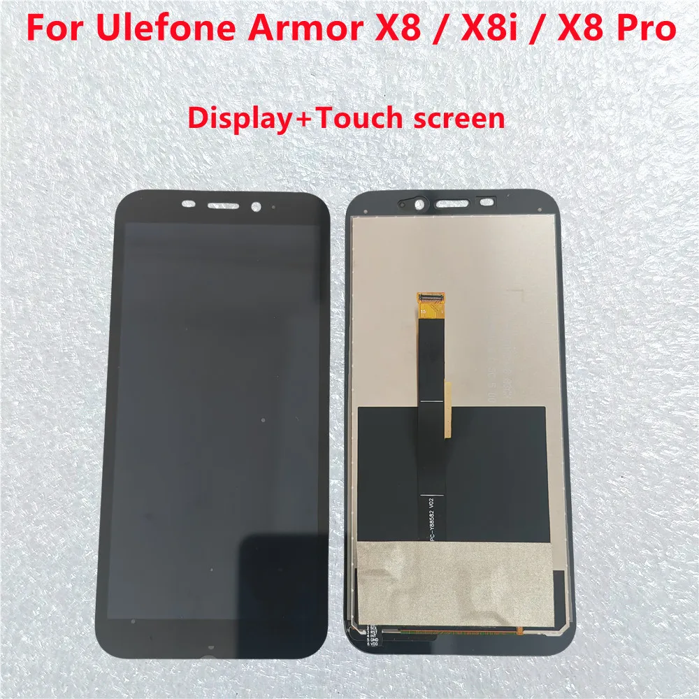 High-quality For Ulefone Armor X8 X8i LCD Display Assembly Replacement For Ulefone Armor X8 Pro Display LCD Screen Original Test
