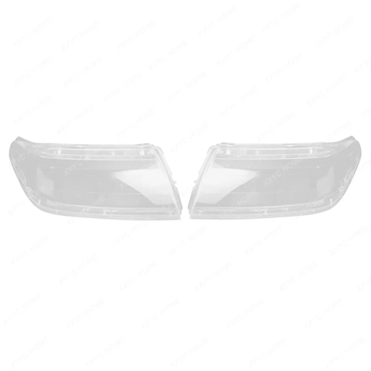 1Pair Car Headlight Shell Lamp Shade Transparent Lens Cover Headlight Cover Fit for Mitsubishi Sport Pajero Race