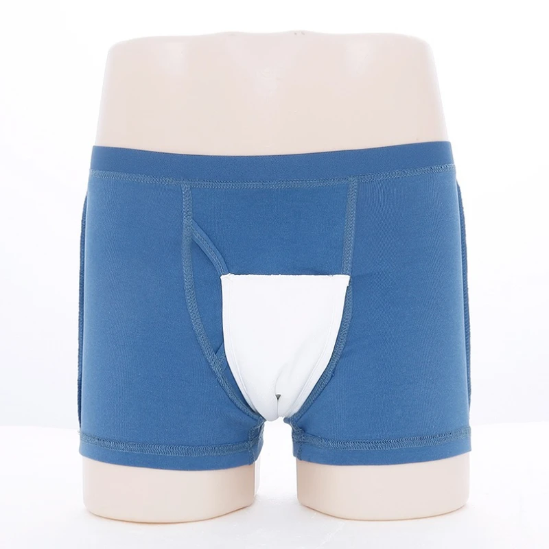 Incontinence Care Panties Men Leakage Protect High Waist Boxer Regular Absorbency Reusable Washable Urinary Incontinence Briefs