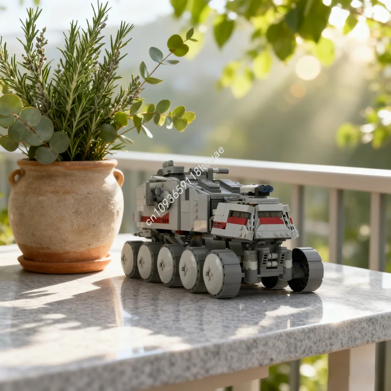 

1358pcs MOC MODIFIED CLONE TURBO TANK Star Battle Model Building Blocks Construction Festival Gift Toys Education Brick Idea