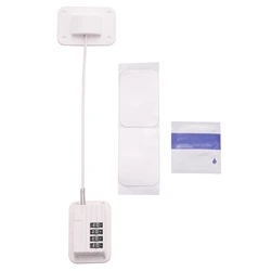 Upgraded Password Window Lock Child Safety Lock Baby Protection Children Fridge Lock Door Cabinet Limiter Locks-White