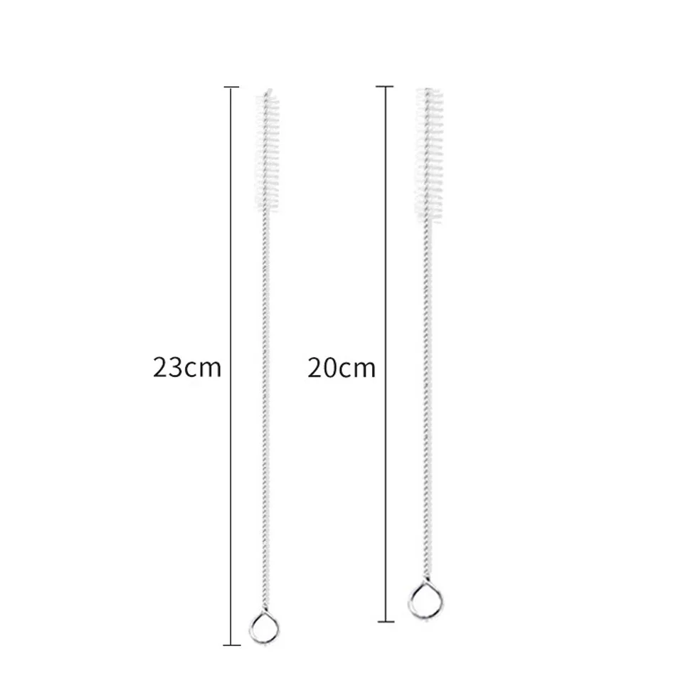 1/10/80Pc Stainless Steel Straw Cleaning Brush Weed Pipe Cleaning Glass Hookah Smoking Cachimba Pipas Fumar Feeding Bottle Brush view 6