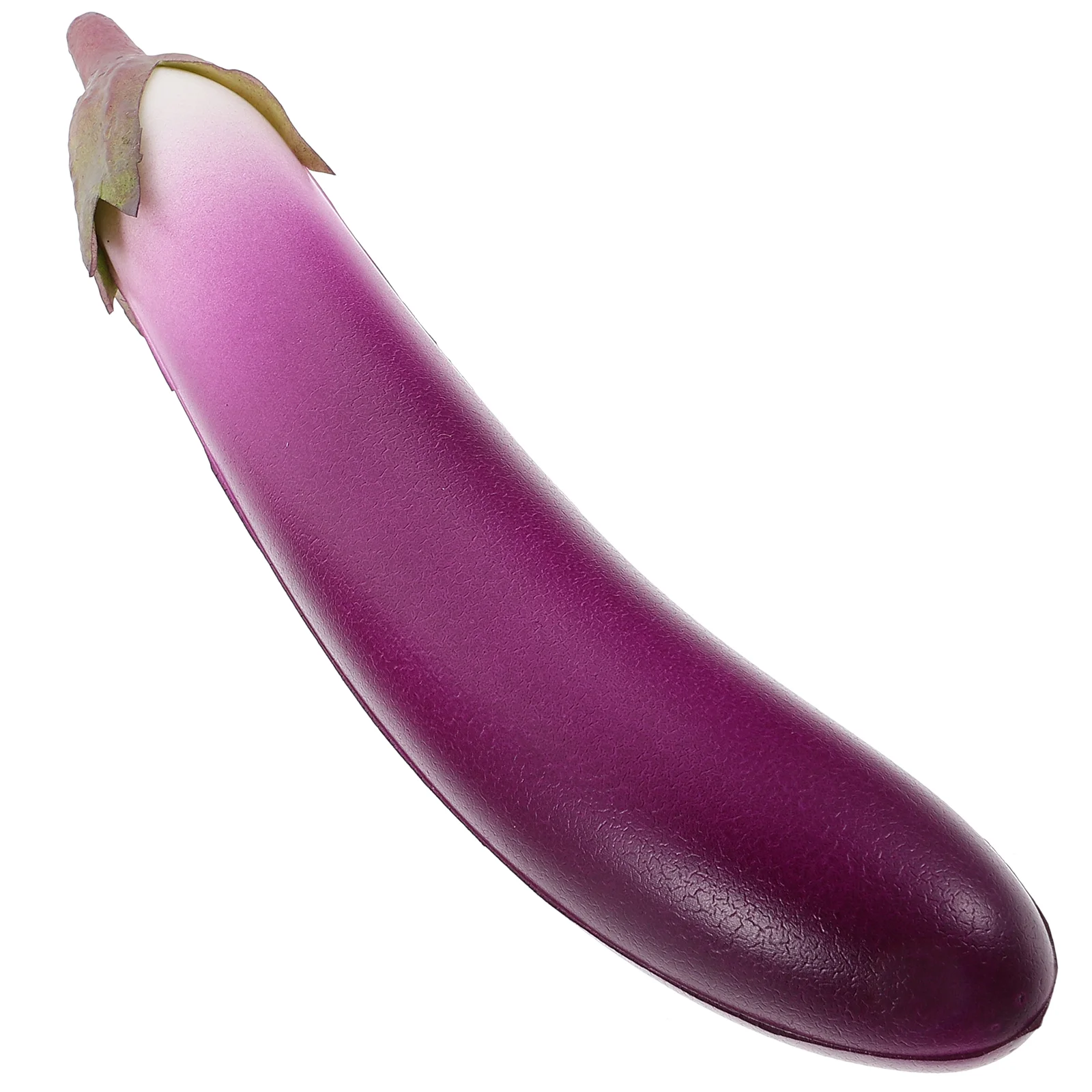 Artificial Eggplant Faux Fake Eggplant Vegetable Display Prop Lifelike Realistic Fake Food Eggplant