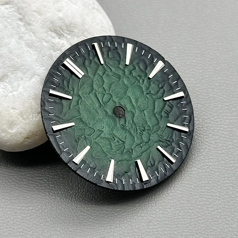 Watch Dial 28.5mm Watch Dial Fits NH35 NH36 4R35 4R36 7S Movement 3.0/3.8 Oclock SKX007 Mechanical Watch Dial Replace Parts