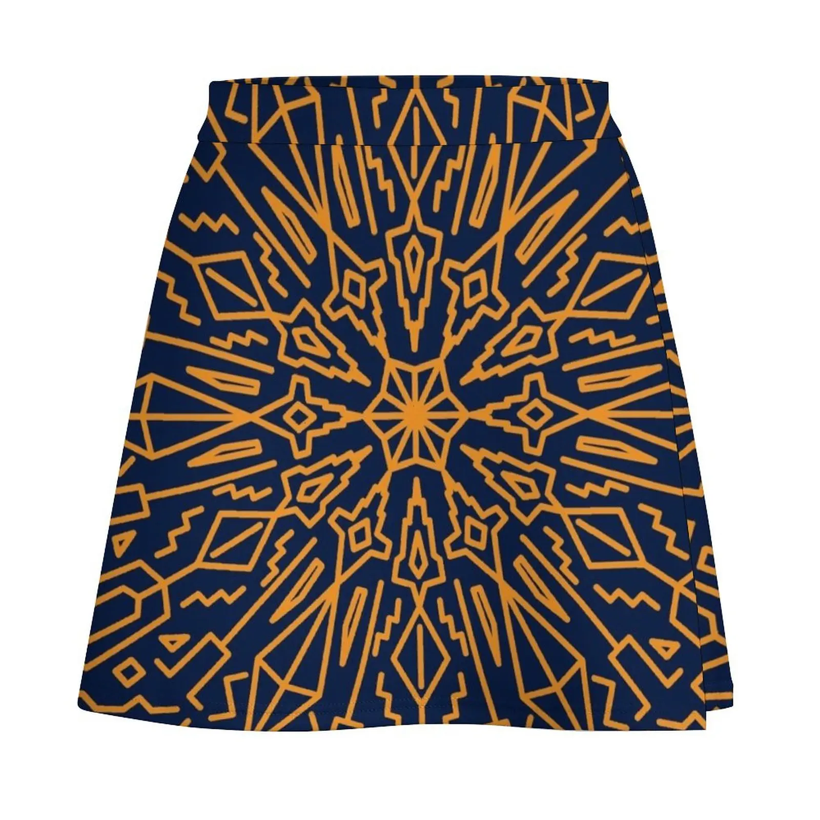 Original orange mandala Mini Skirt shorts summer skirts dresses for prom Mini Skirt
